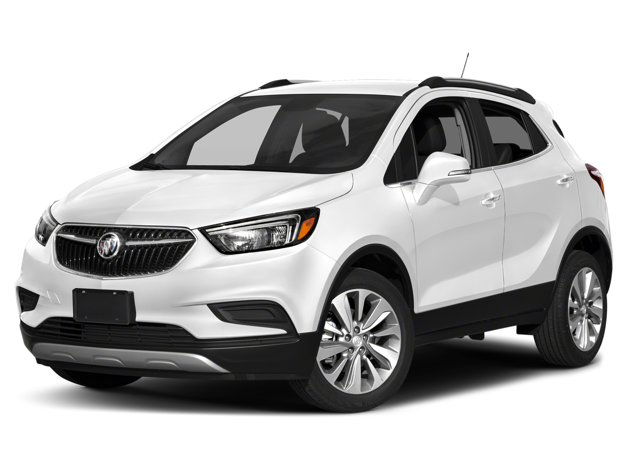 2019 Buick Encore Preferred in Includes (Cm5) Black Carbon Metallic Lower Exterior Accent Color, Paint Code W700s.) — front...
